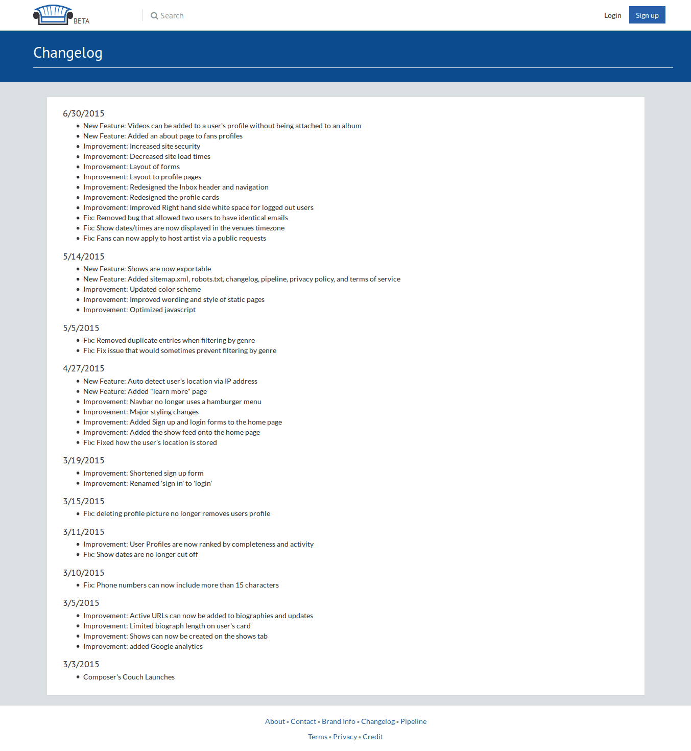 static_changelog